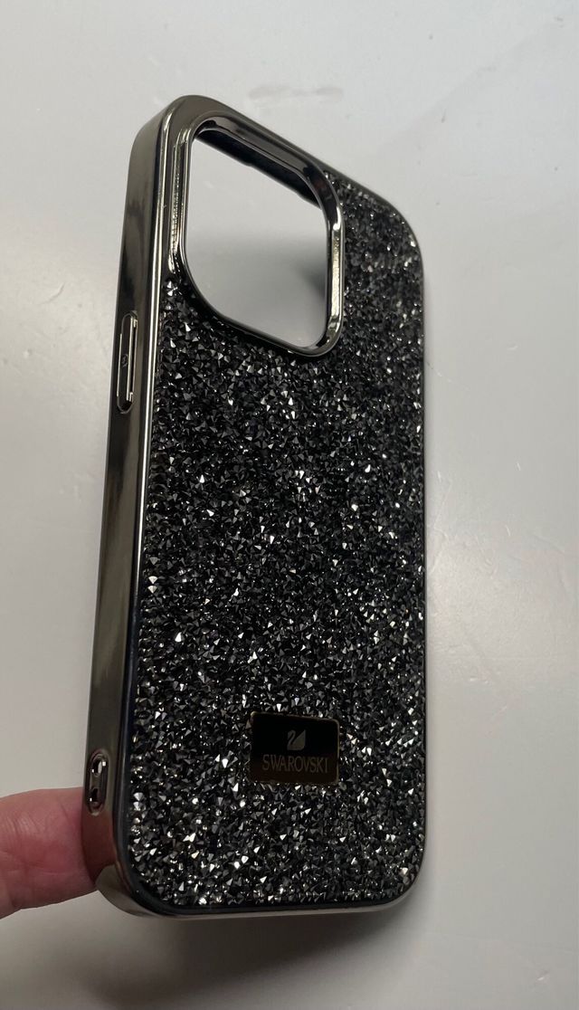 Funda Swarovski iPhone 14 Pro Plateada