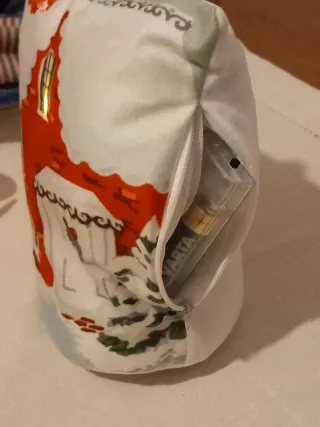 Fermaporte Natalizio Casa con Luci