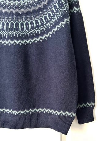 Jersey estilo nórdico azul