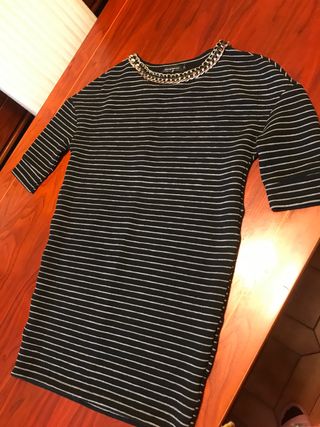 Vestido punto RINA DI MONTO rayas S