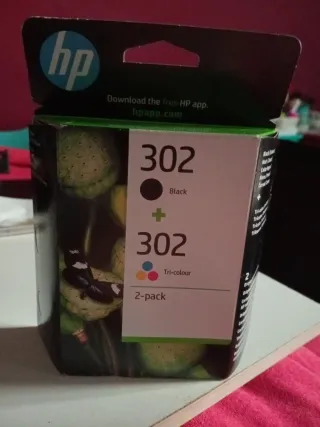 Pack 2 Cartuchos a estrenar HP 302 Originales