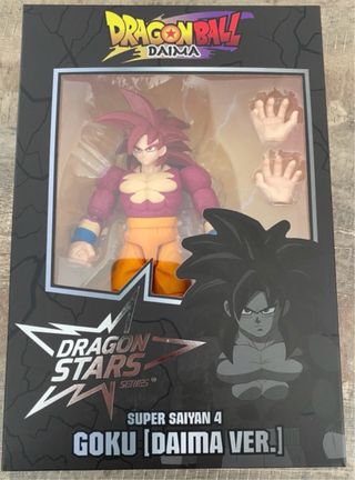 2 Figuras Dragon Stars Goku Super Saiyan 4 y Goku
