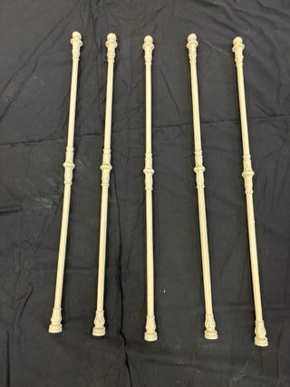 34 Barrotes de fundición blancos