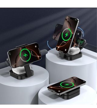 Cargador Inalámbrico de iphone 3 en 1