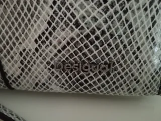 Bolso Cartera Desigual Gris y Azul