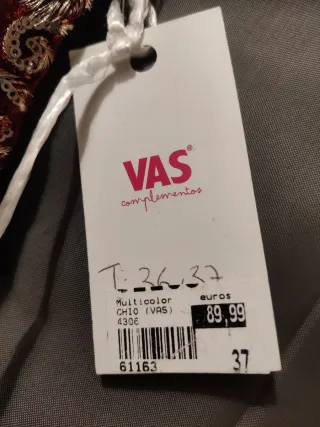 Botines Vas Bordados Dorados y cobrizo