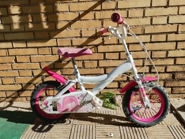Bicicleta infantil niña rosa