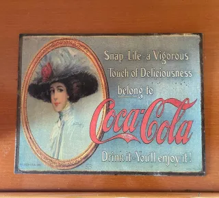 Insegna Coca-Cola The Coca-Cola Girl