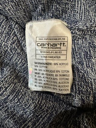 Jersey Carhartt WIP Gris Jaspeado