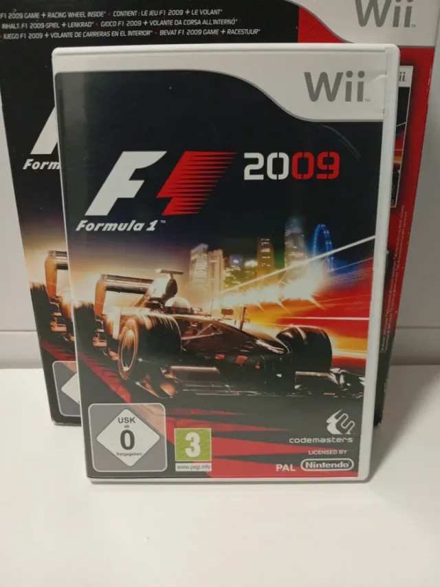 F1 2009 Wii + Volante