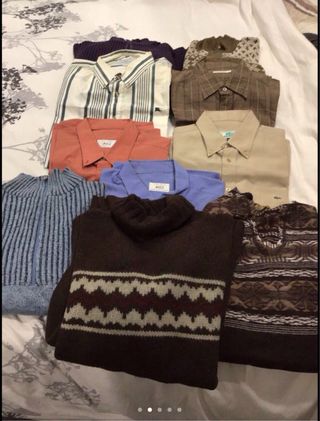 Lote de 11 piezas de Ropa Hombre Talla XL