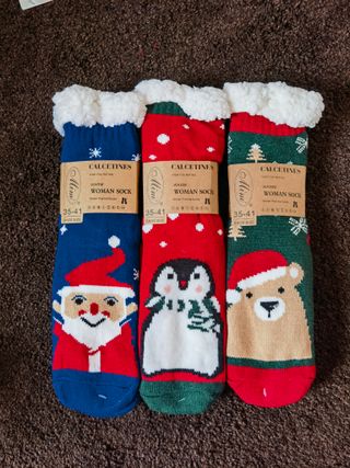 3 Pares Calcetines Térmicos Mujer Invierno