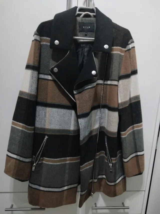 Chaqueta Vila Clothes cuadros