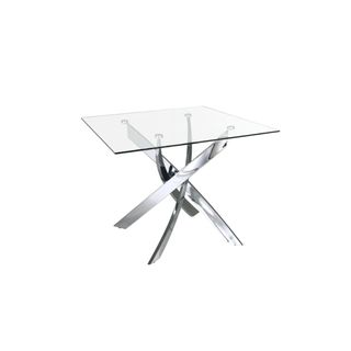 Mesa Comedor Cristal Angel Cerdá Plata