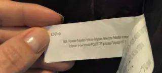 Abrigo Desigual gris y verde