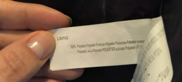 Abrigo Desigual gris y verde