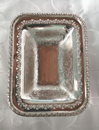 Bomboniera Sheffield placcata argento vintage`40