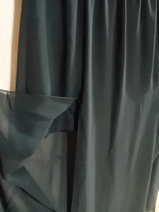 Gonna corta sotto e lunga trasparente nera