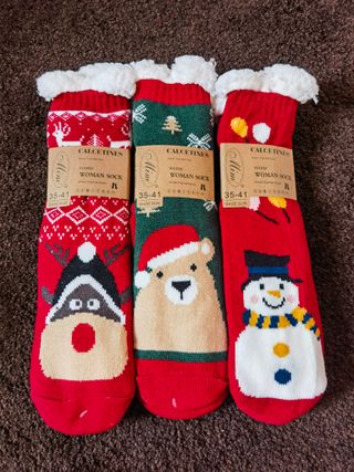 Calcetines térmica para mujer 3pares Suelo antides