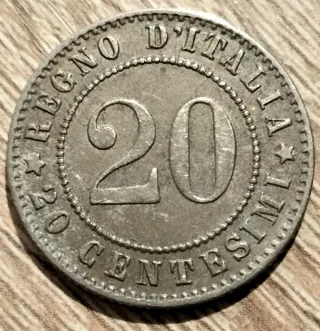 20 Centesimi 1894 Regno D'Italia