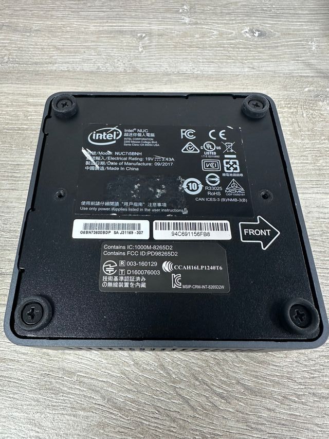 Mini PC Intel NUC i5 8GB RAM 250GB SSD