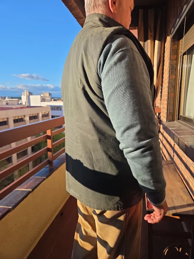 Chaleco Inglés Encerado Tipo Barbour Talla XL