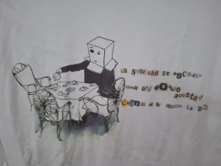 Camiseta JHK Algodón Blanca Talla S