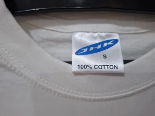 Camiseta JHK Algodón Blanca Talla S