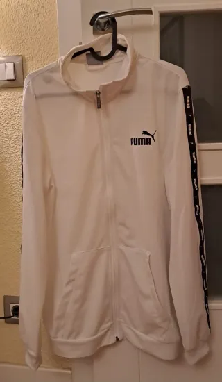 Chándal Puma Talla S Blanco