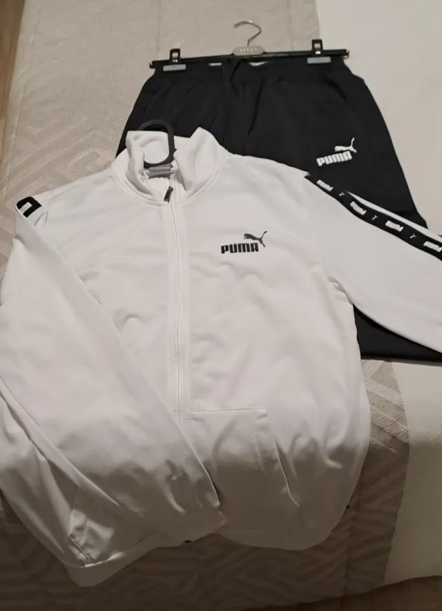 Chándal Puma Talla S Blanco