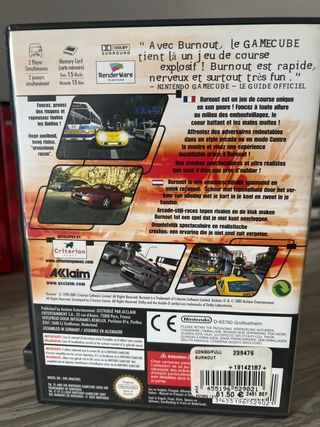 Burnout Nintendo GameCube PAL