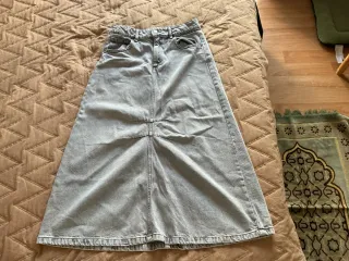 Falda Zara Gris Talla 13-14 Años