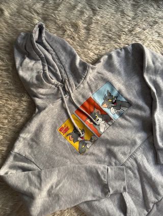 Sudadera Gris Tom y Jerry