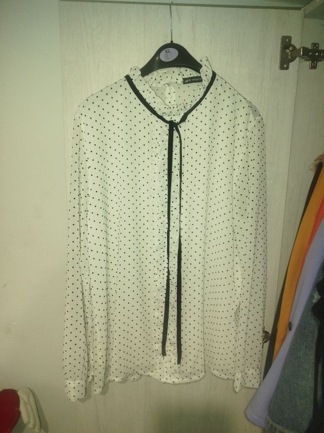 Camisa lunares mujer