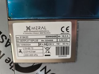Lavavajillas Meral 50