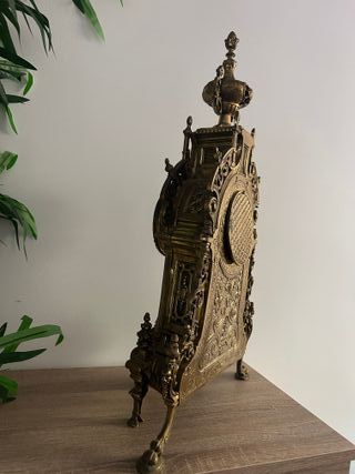 Reloj de Mesa Antiguo Dorado