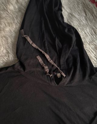 Sudadera negra talla única