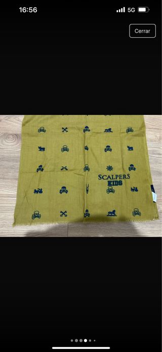 Foulard bambino Scalpers verde oliva
