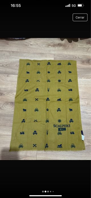 Foulard bambino Scalpers verde oliva