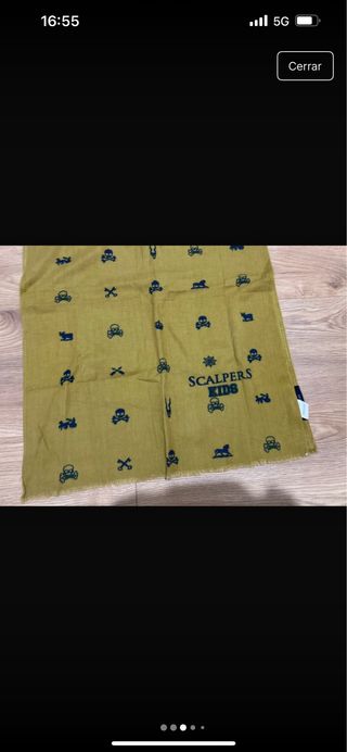 Foulard bambino Scalpers verde oliva