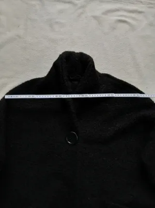 Cappotto caldo invernale nero taglia XL