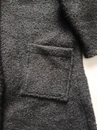 Cappotto caldo invernale nero taglia XL