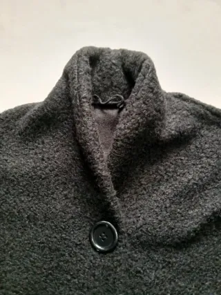Cappotto caldo invernale nero taglia XL