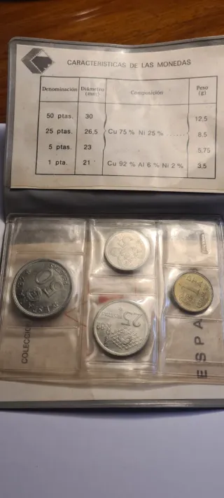 Carpeta Monedas Mundial Fútbol España 82