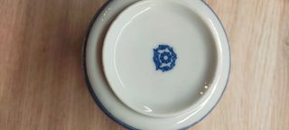 2 Tazze da tè Diamond porcellana orientale