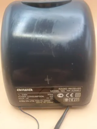 RADIO DESPERTADOR AIWA FR A250 FM AM