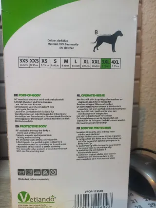 Body Post-Op Vetlando 3XL 68 cm