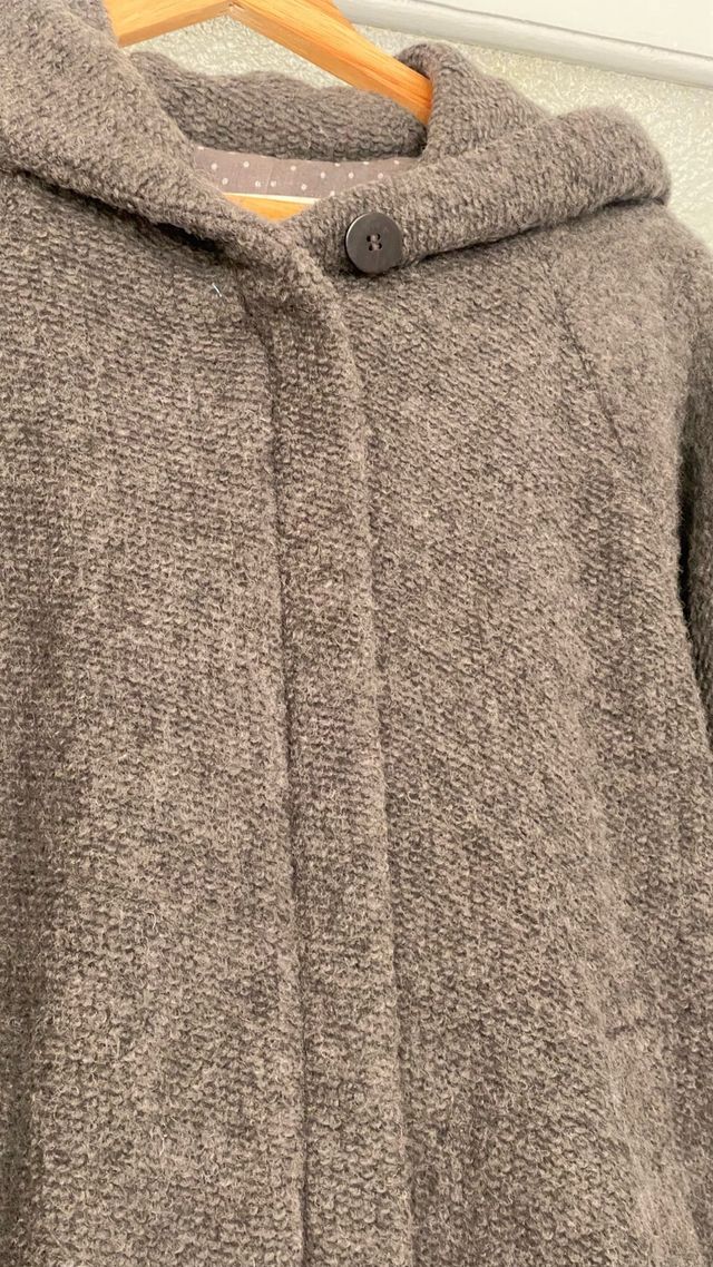 Abrigo Mango Gris Talla M