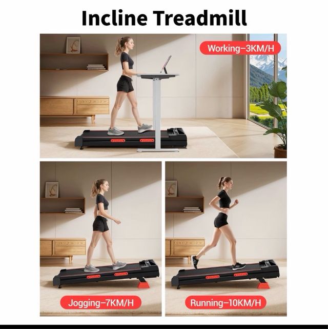 Cinta de Correr Elíptica 16% Inclinación