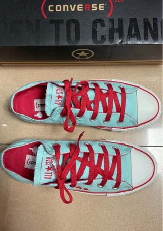 Zapatillas converse Caperucita Roja T36,5